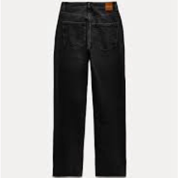 ZARA straight leg black jeans size 8 - Picture 1 of 3